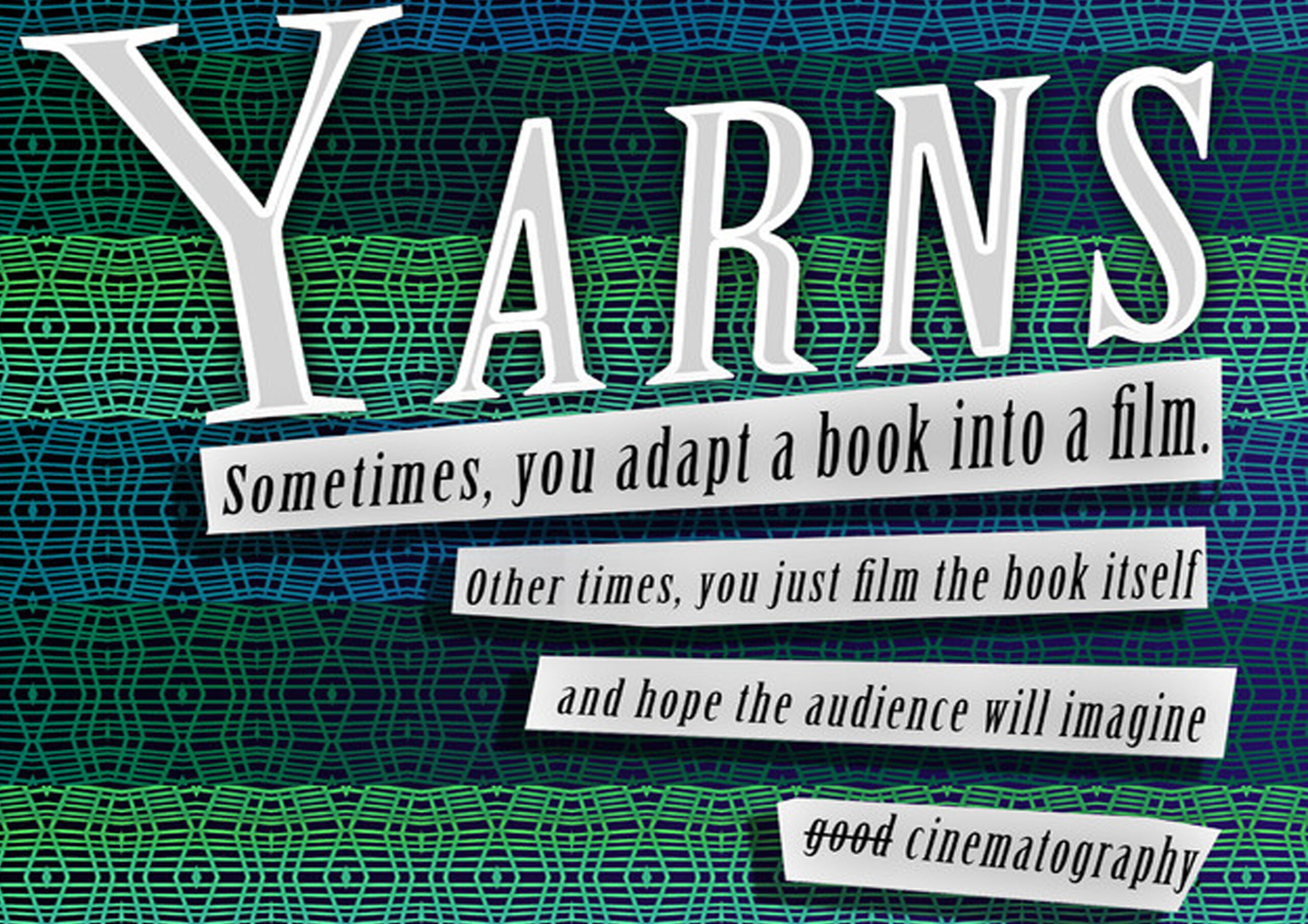 Yarns! This is a normal story about pudding and violence. (Featured in the NYS Writers Institute Albany Intl. Film Festival)